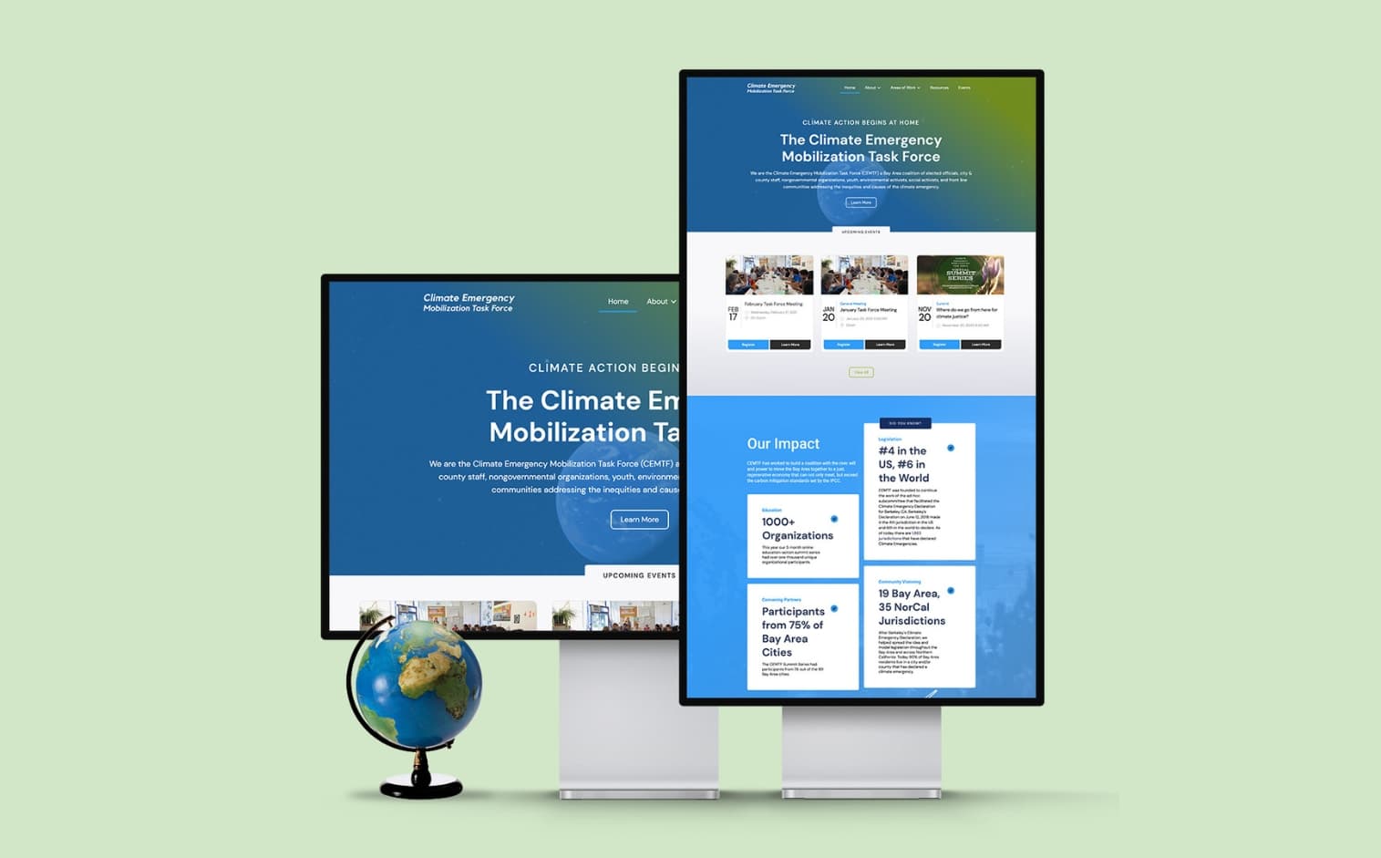 Climate Emergency Mobilization Task Force — Website for a climate-policy task force