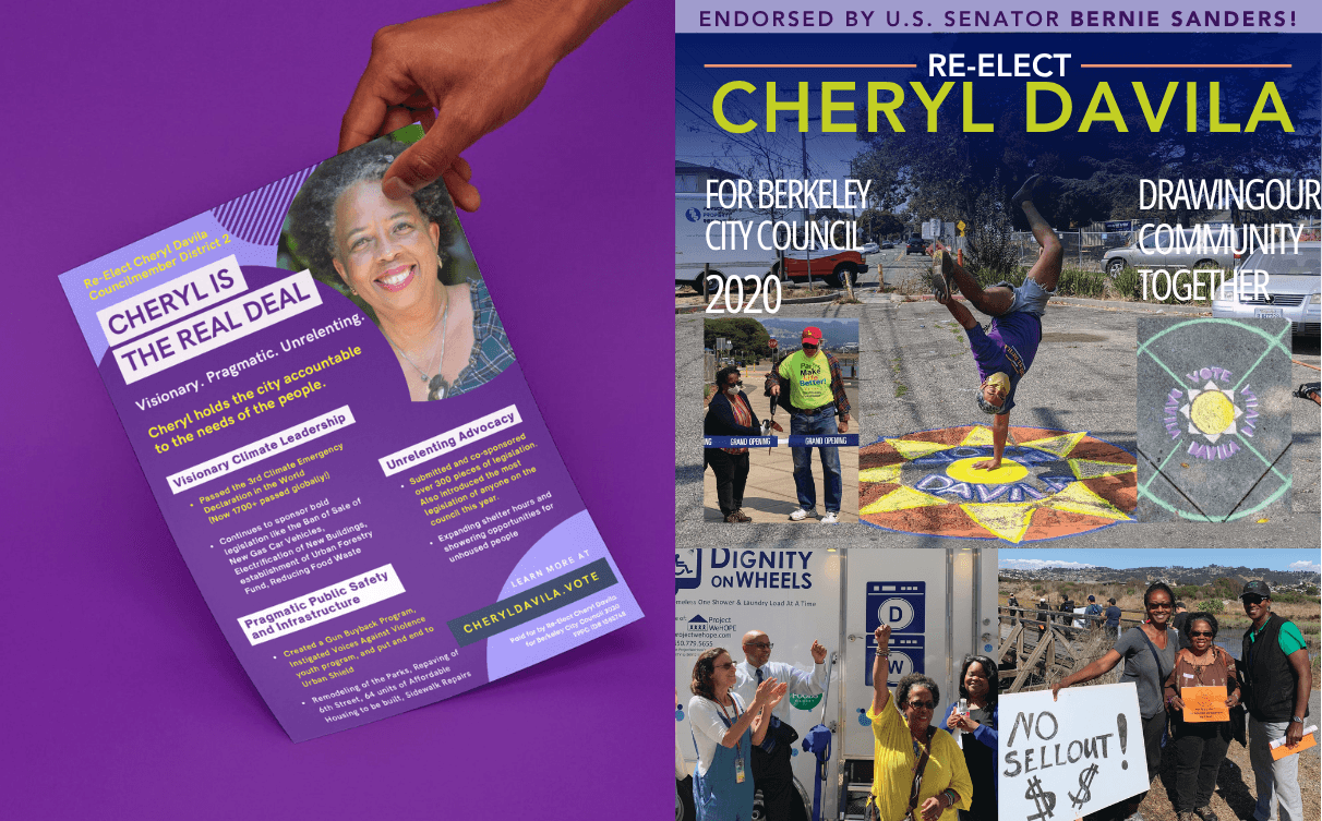 Cheryl Davila for Berkeley — Campaign identity for Berkeley City Council